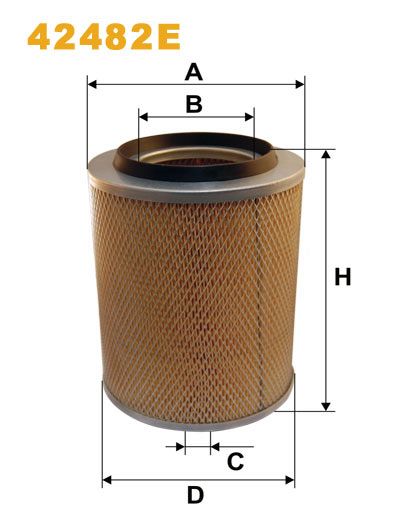 Filtru aer WIX42482E PEMEBLA