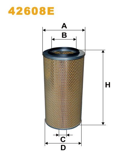 Filtru aer WIX42608E PEMEBLA