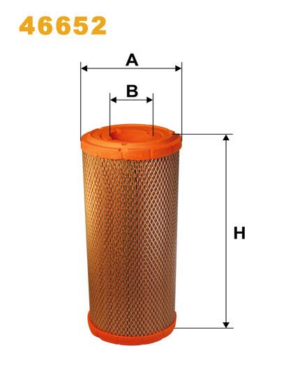 Filtru aer WIX46652 PEMEBLA