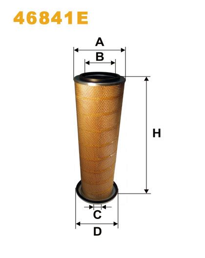 Filtru aer WIX46841E PEMEBLA
