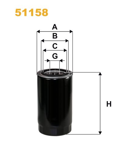 Filtru ulei WIX51158 PEMEBLA