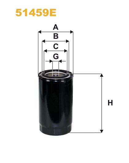 Filtru ulei WIX51459E PEMEBLA