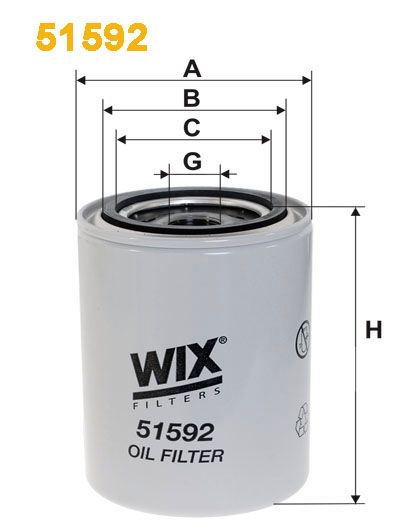 Filtru ulei WIX92038E PEMEBLA