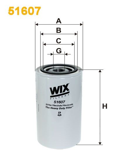 Filtru ulei WIX51607 PEMEBLA