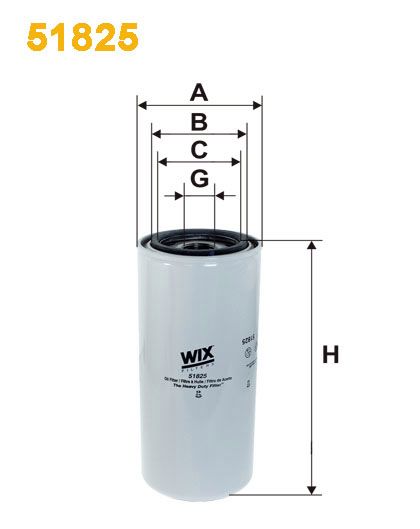 Filtru ulei WIX51825 PEMEBLA