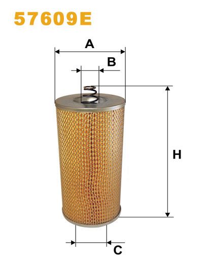 Filtru ulei WIX57609E PEMEBLA