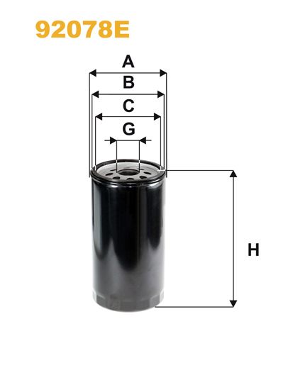 Filtru ulei WIX92078E PEMEBLA