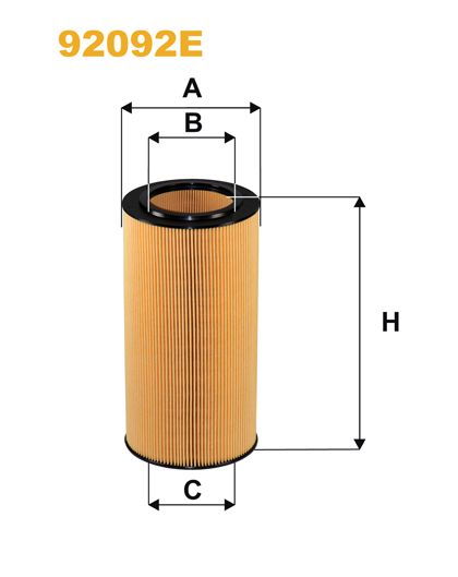 Filtru ulei WIX92092E PEMEBLA