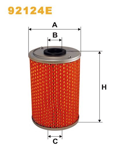 Filtru ulei WIX92124E PEMEBLA