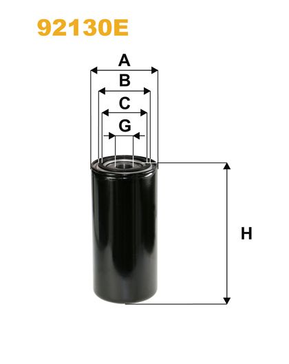 Filtru ulei WIX92130E PEMEBLA