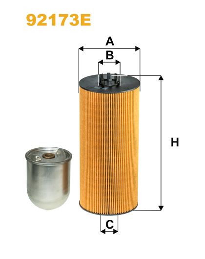 Filtru ulei WIX92173E PEMEBLA