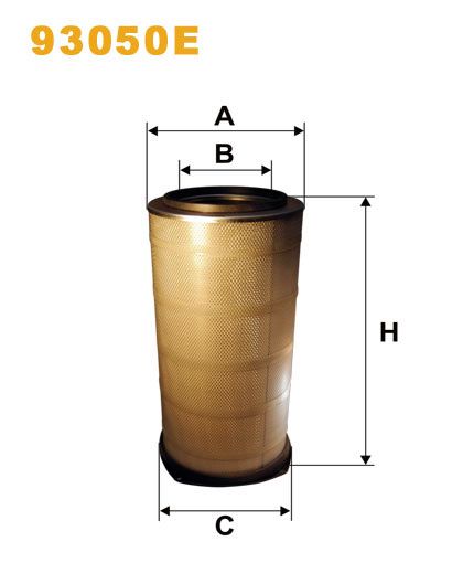 Filtru aer WIX93050E PEMEBLA