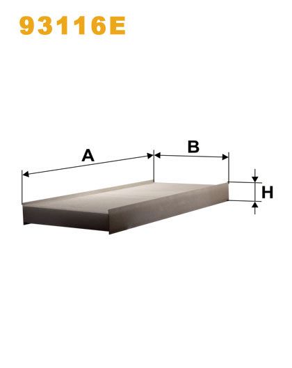 Filtru, aer habitaclu WIX93116E PEMEBLA