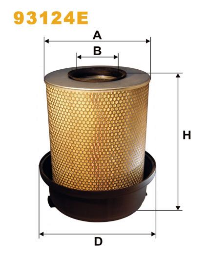 Filtru aer WIX93124E PEMEBLA