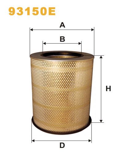 Filtru aer WIX93150E PEMEBLA