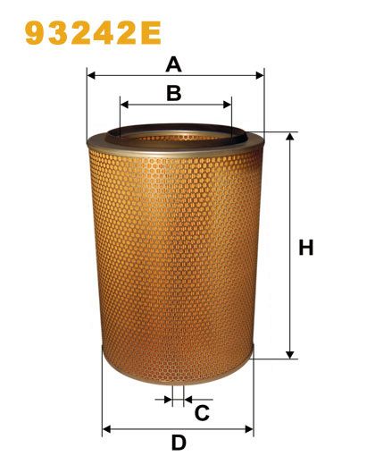 Filtru aer WIX93242E PEMEBLA
