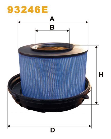 Filtru aer WIX93246E PEMEBLA