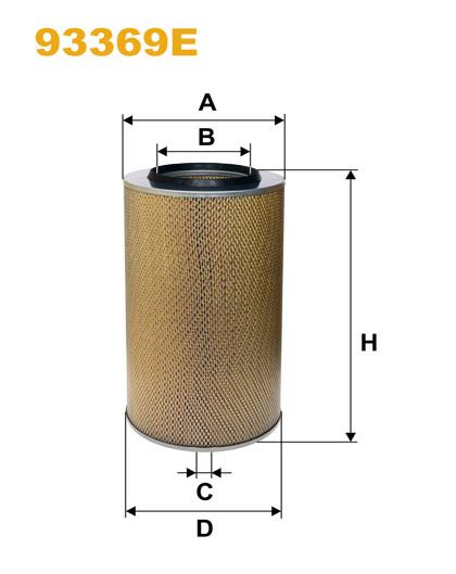 Filtru aer WIX93369E PEMEBLA