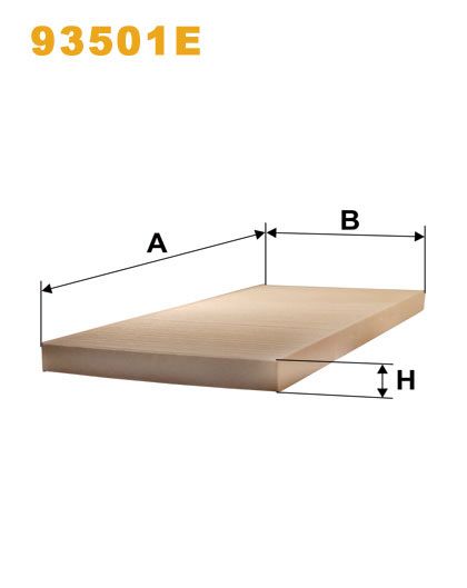 Filtru, aer habitaclu WIX93501E PEMEBLA