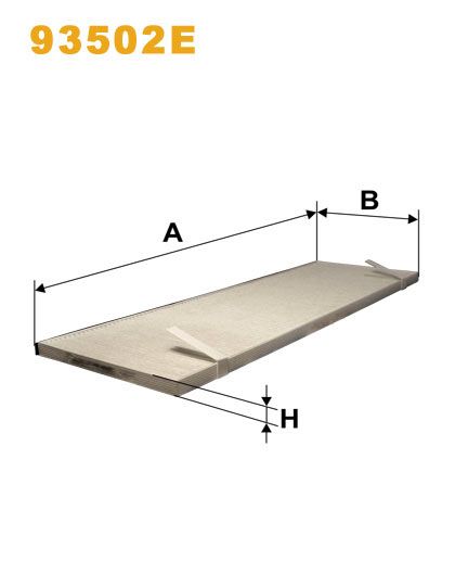 Filtru, aer habitaclu WIX93502E PEMEBLA