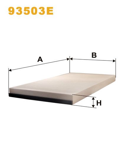 Filtru, aer habitaclu WIX93503E PEMEBLA