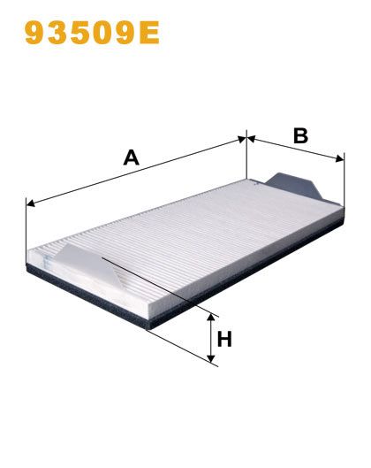 Filtru, aer habitaclu WIX93509E PEMEBLA