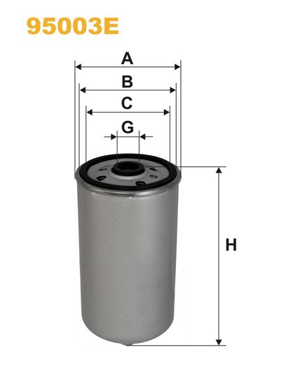 Filtru combustibil WIX95003E PEMEBLA