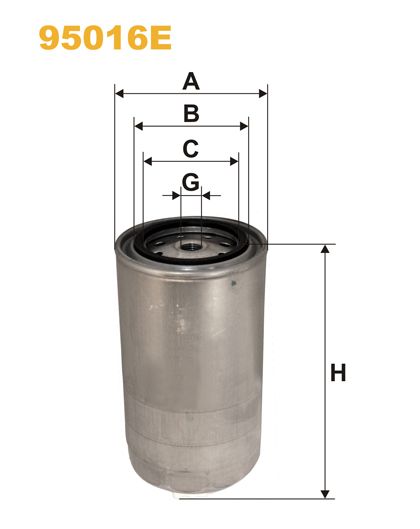 Filtru combustibil WIX95016E PEMEBLA