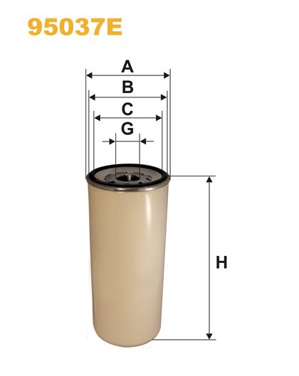 Filtru combustibil WIX95037E PEMEBLA