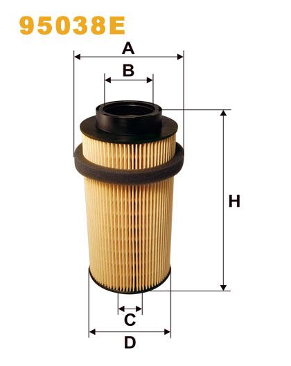 Filtru combustibil WIX95038E PEMEBLA