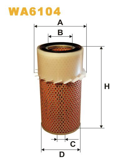 Filtru aer WIXWA6104 PEMEBLA