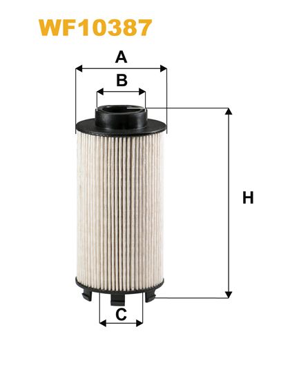 Filtru combustibil WIXWF10387 PEMEBLA