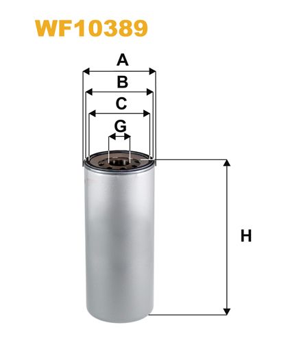 Filtru combustibil WIXWF10389 PEMEBLA