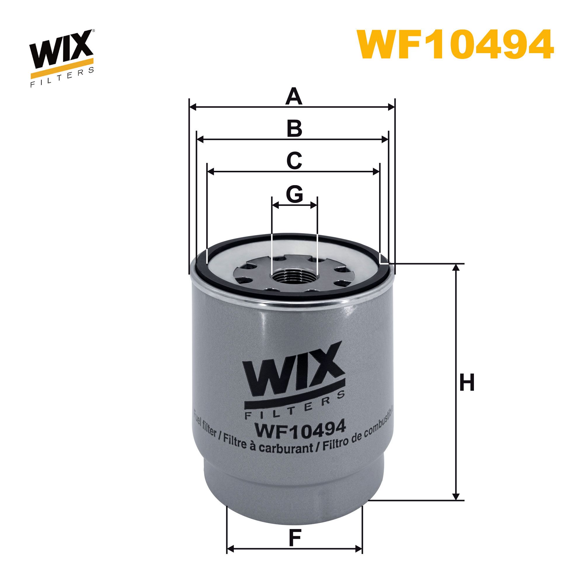 Filtru combustibil WIXWF10494 PEMEBLA
