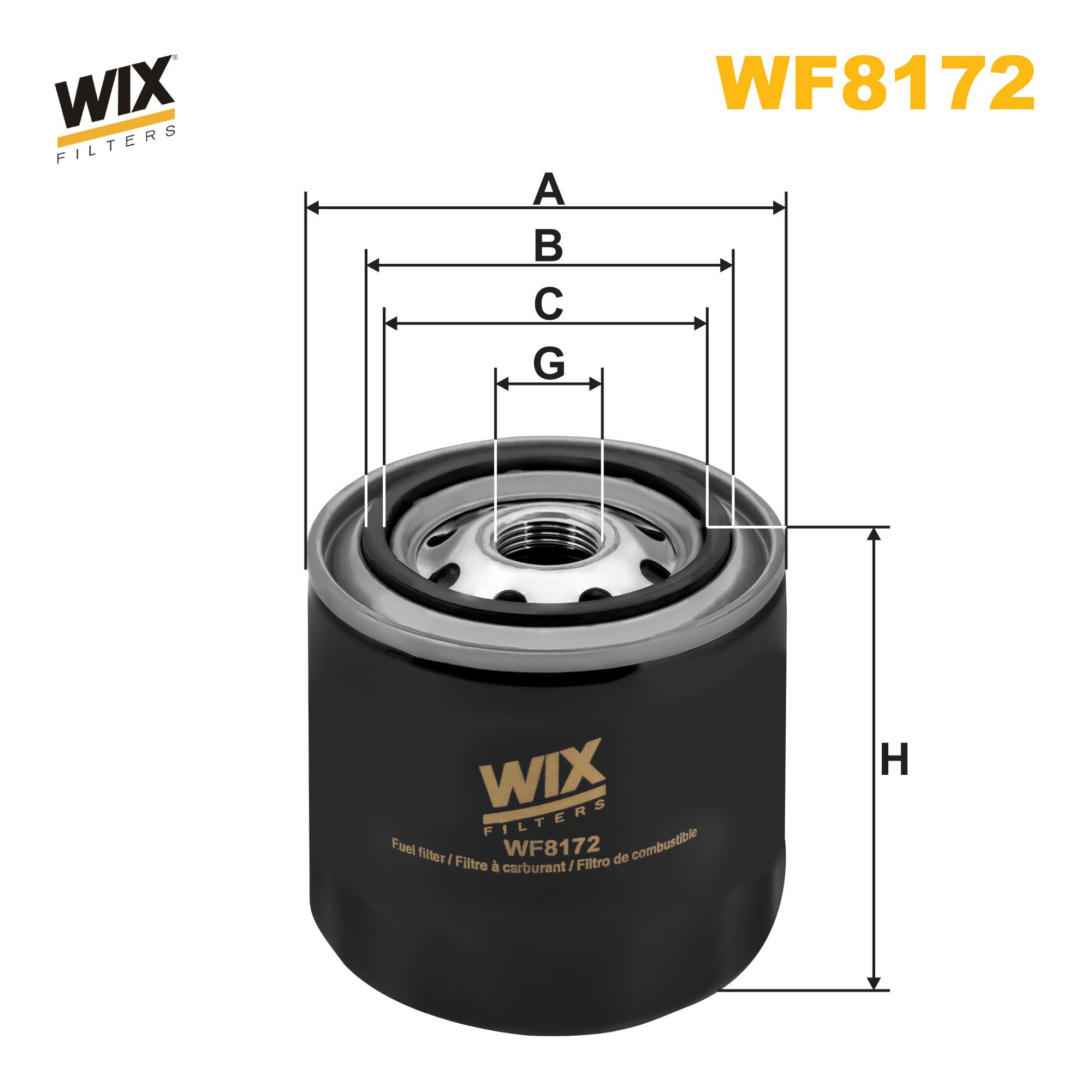 Filtru combustibil WIXWF8172 PEMEBLA