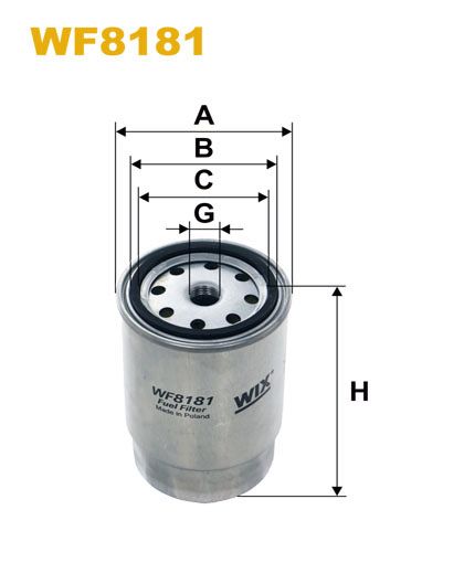 Filtru combustibil WIXWF8181 PEMEBLA