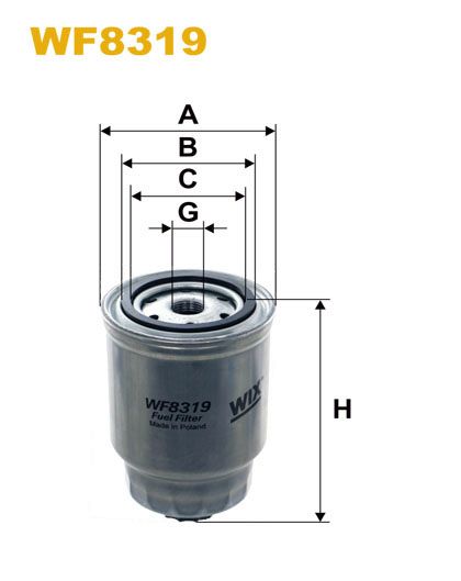 Filtru combustibil WIXWF8319 PEMEBLA