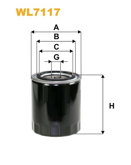 Filtru ulei WIXWL10086 PEMEBLA