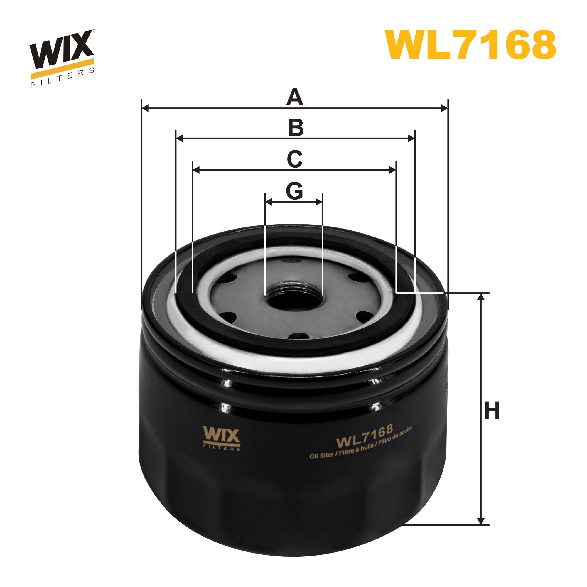 Filtru ulei WIXWL7168 PEMEBLA