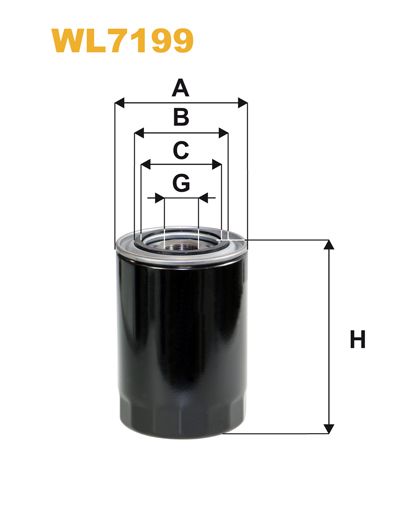 Filtru ulei WIXWL7199 PEMEBLA