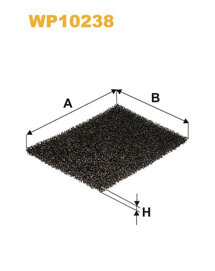 Filtru, aer habitaclu WIXWP10238 PEMEBLA