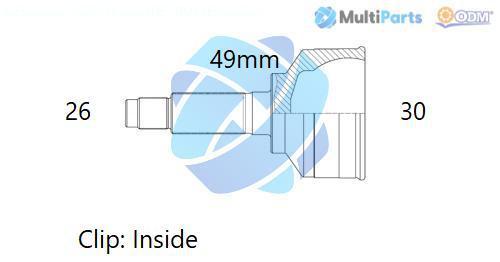 Set articulatie, planetara 12-040819 Multiparts