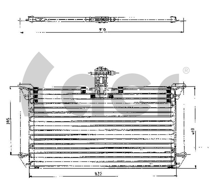 Condensator, climatizare 300138 ACR