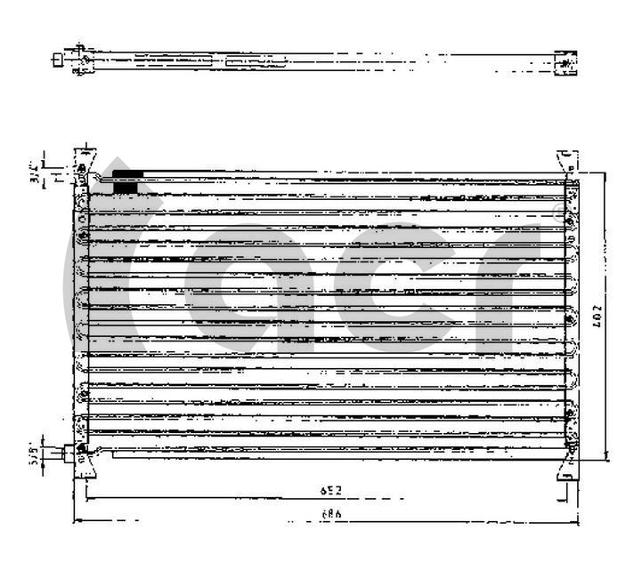 Condensator, climatizare 300140 ACR