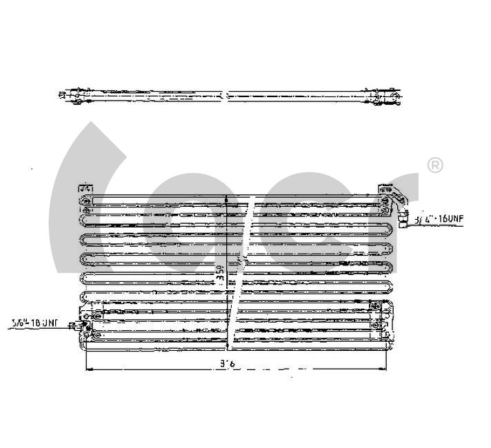 Condensator, climatizare 300143 ACR