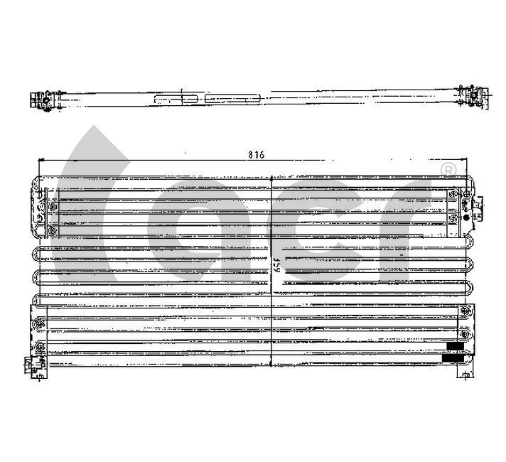 Condensator, climatizare 300212 ACR