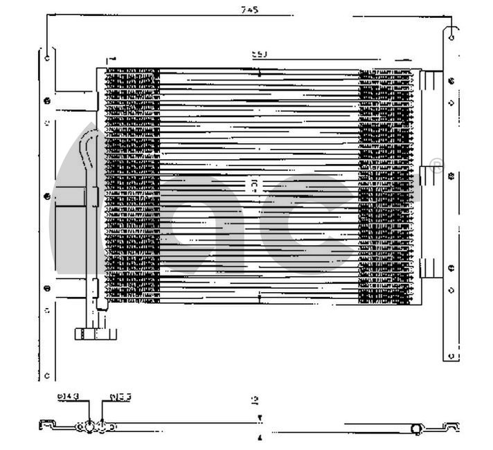 Condensator, climatizare 300361 ACR