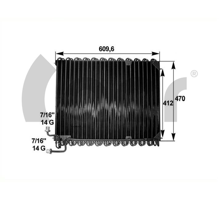 Condensator, climatizare 300634 ACR