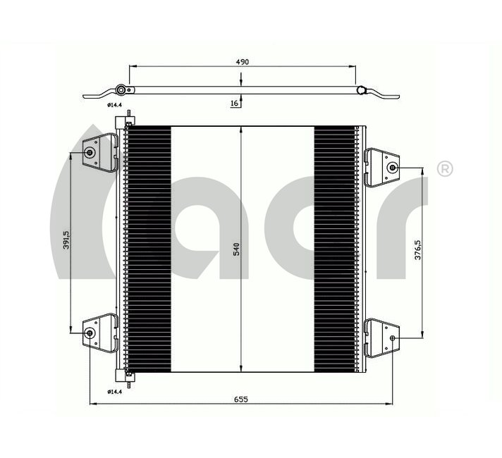 Condensator, climatizare 300650 ACR
