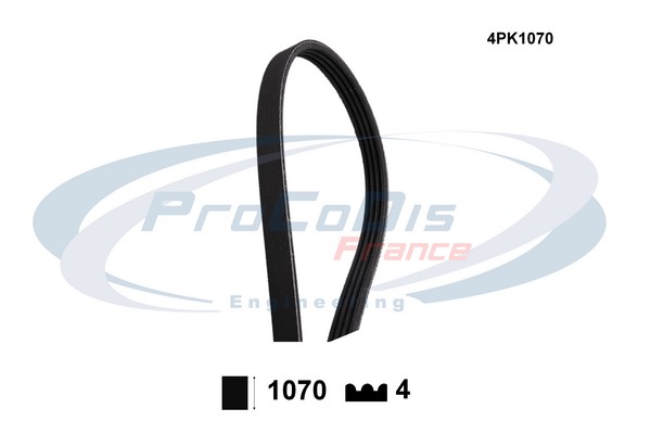 Curea transmisie cu caneluri 4PK1070 PROCODIS FRANCE
